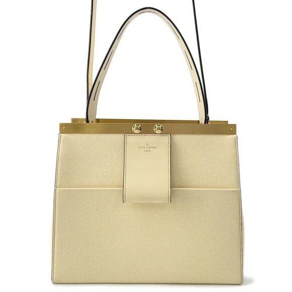 LOUIS VUITTON City Frame Taiga Leather Yellow - Picture 1 of 16